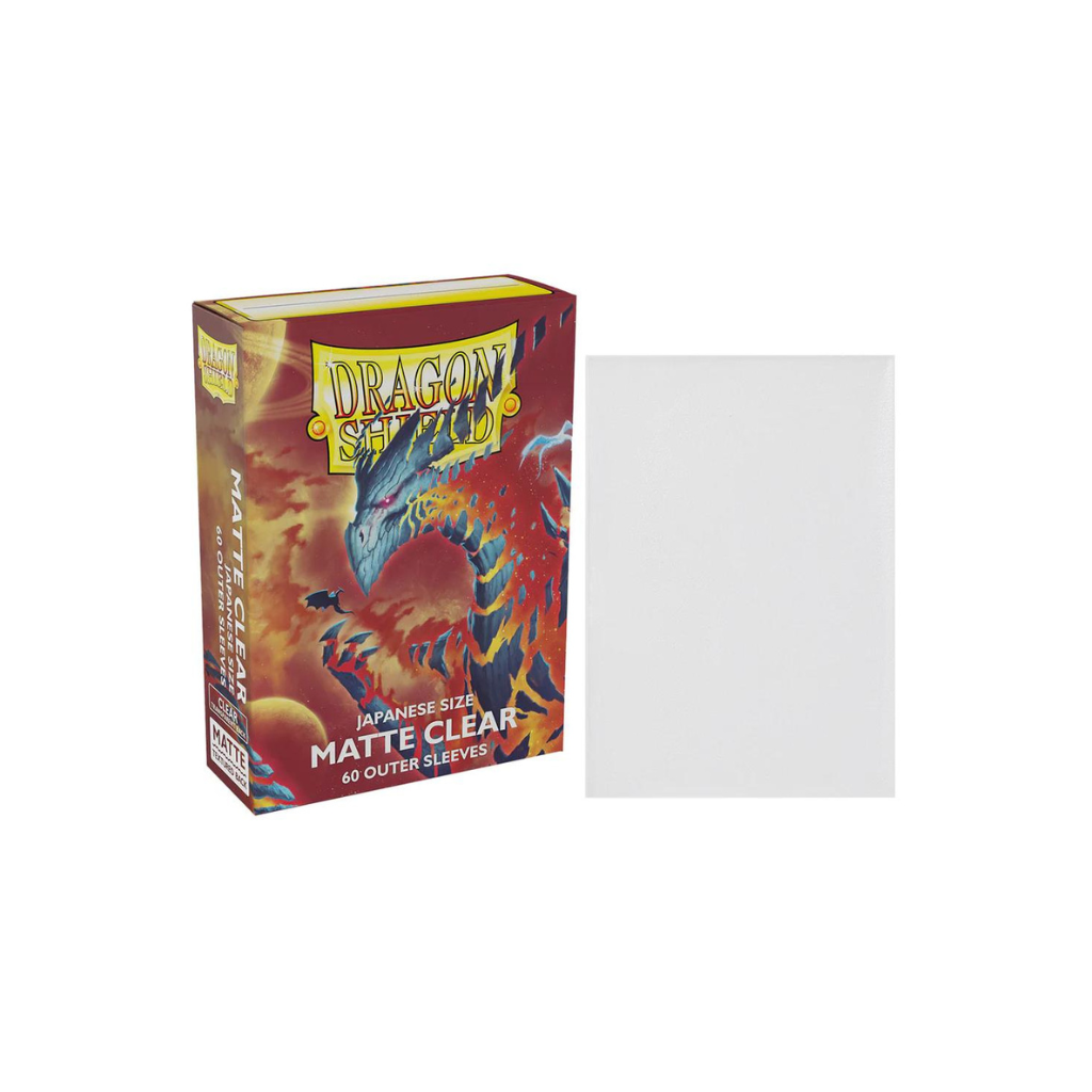 Dragon Shield - 60 protège-cartes Mini Outer Mat - Transparent