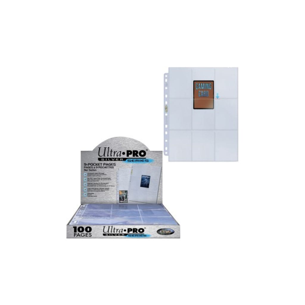Ultra Pro - Classeur & Feuilles - par lot de 100 feuilles - 9 Cases - Qualité Normale