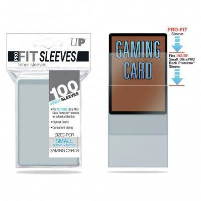 Ultra Pro Fit Sleeve De 60 Mm X 87 Mm (100 Pochettes)