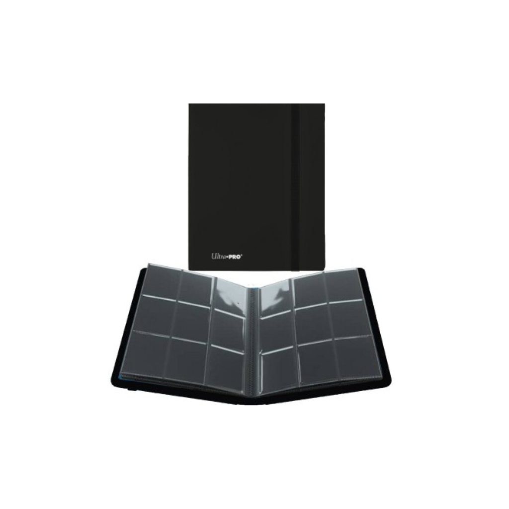 Ultra Pro - Portfolio - A4 - 9 Cases - Pro-Binder Eclipse - Jet Black - 20 pages de 9 cases (360 cartes recto-verso)