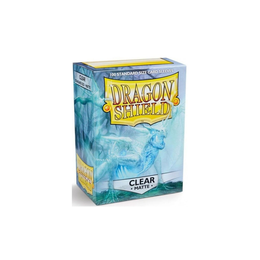 Dragon Shield - 100 protège-cartes standard Mat - Transparent